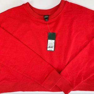 NWT Wild Fable/Target Red Cropped Sweater